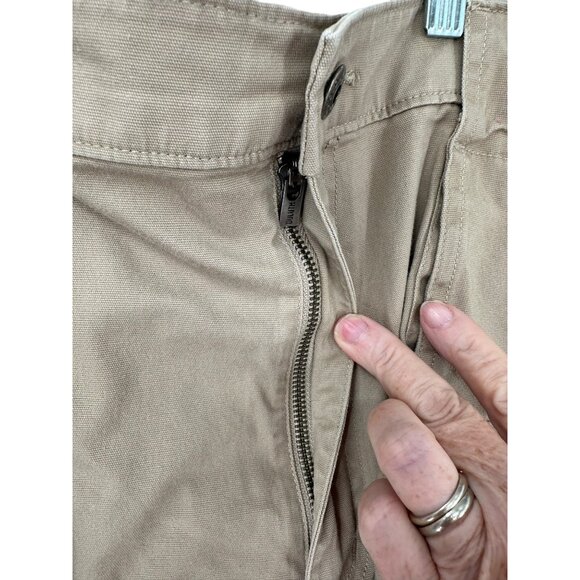 Duluth Trading Co Cargo Shorts Coolmax Flex Firehose Mens 46 Beige - Picture 10 of 15